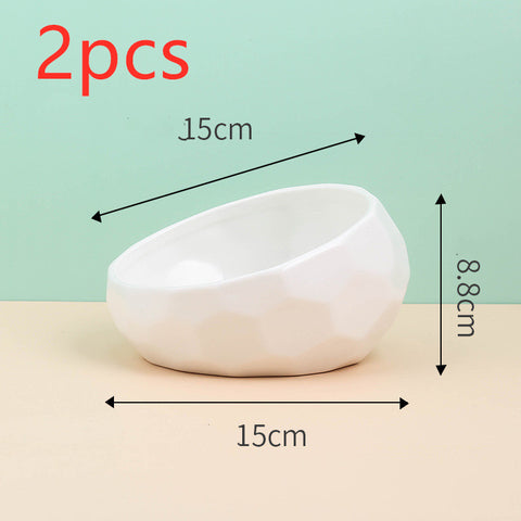 Pet Supplies Bowl Ceramic Cat Bowl