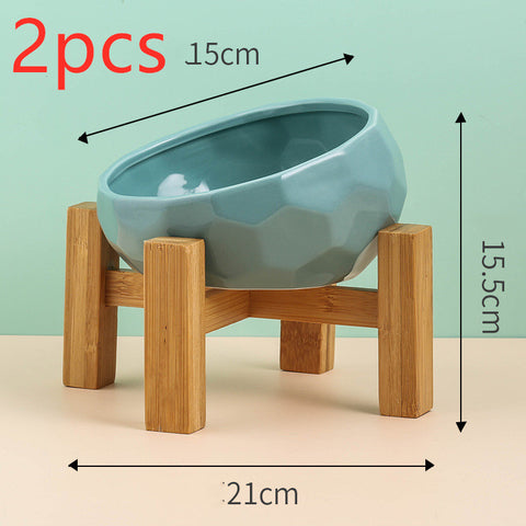 Pet Supplies Bowl Ceramic Cat Bowl