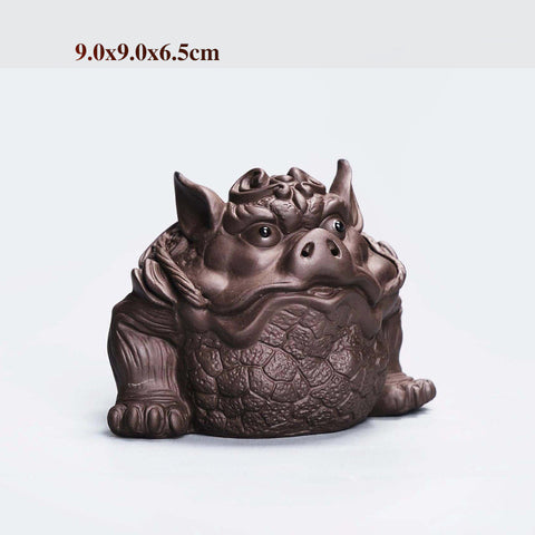 Kung Fu tea set accessories purple sand tea pet