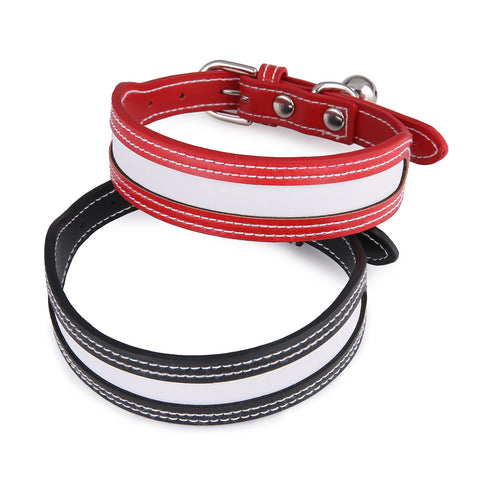 Pet Collar Outdoor Traction Reflective Cat and Dog Bell Collar Pet Products