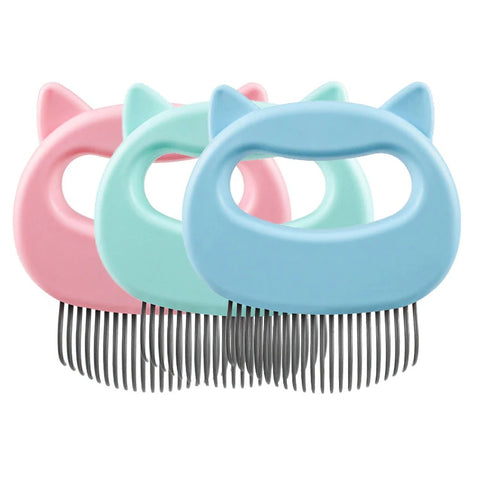 Shell Shaped Pet Cat Dog Massage Brush