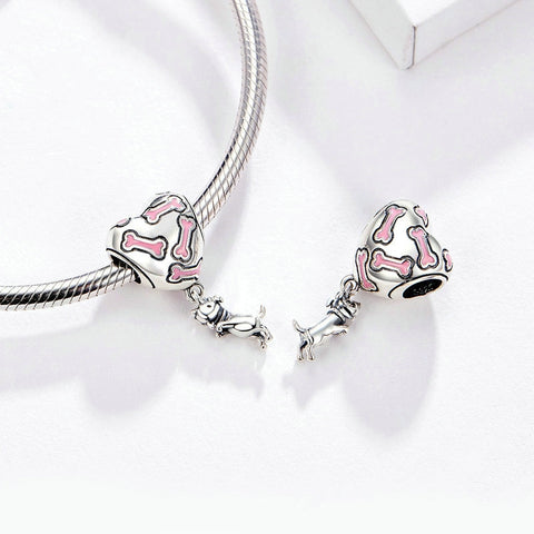 Original heart shaped cute pet puppy jewelry accessories