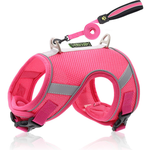 Mesh Breathable Dog Breast Strap Reflective Rope