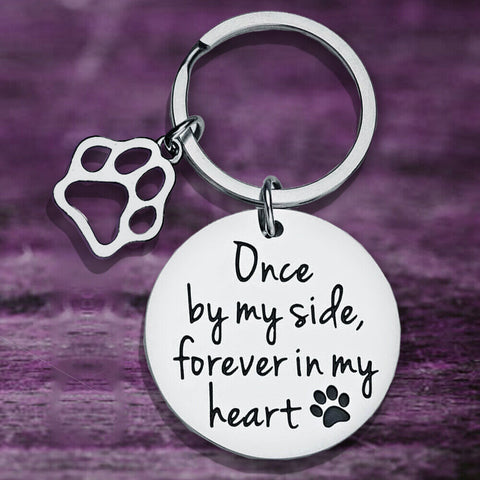 Loss Of Pet Memorial Keychain