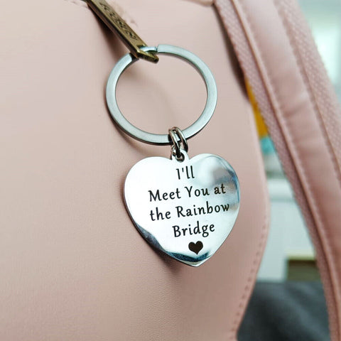 Loss Of Pet Memorial Keychain