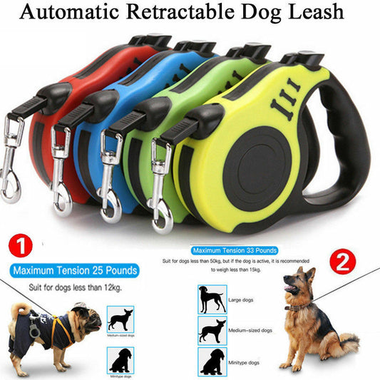 Automatic Retractable Dog Pet Collar