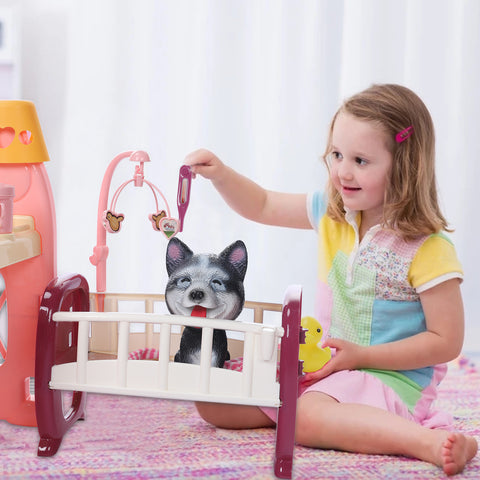 Kids Pet Dog-care Set With Pet Dog