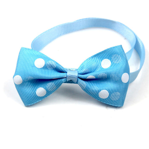 15 Colors Into Optional Pet Supplies Accessories Dot Bow