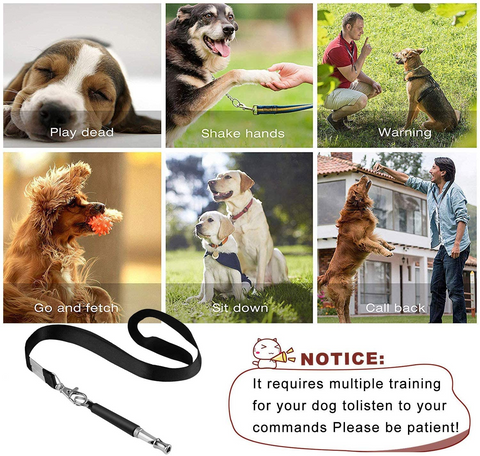 Dog Training WHISTLE Ultrasonic Two Packs