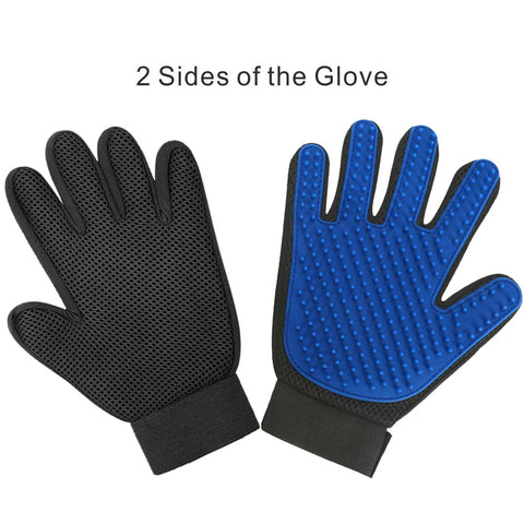 Cat grooming glove for cats