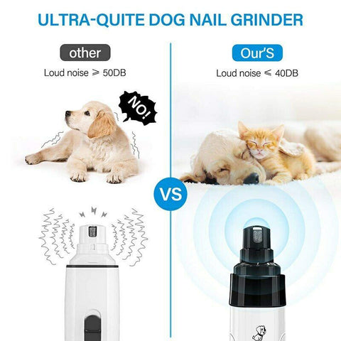 Pet Dog Cat Nail Paws Grinder Trimmer