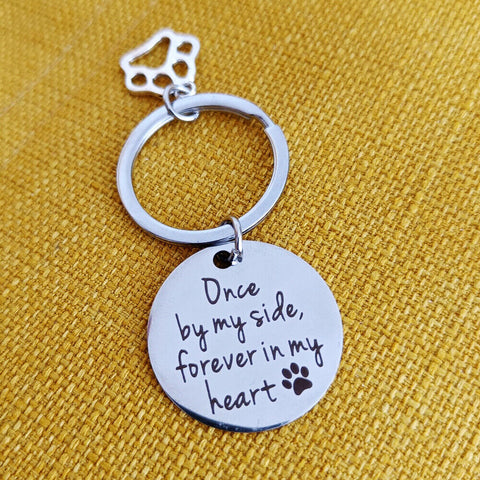 Loss Of Pet Memorial Keychain