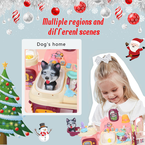 Kids Pet Dog-care Set With Pet Dog