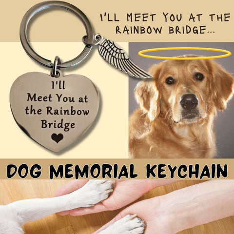 Loss Of Pet Memorial Keychain