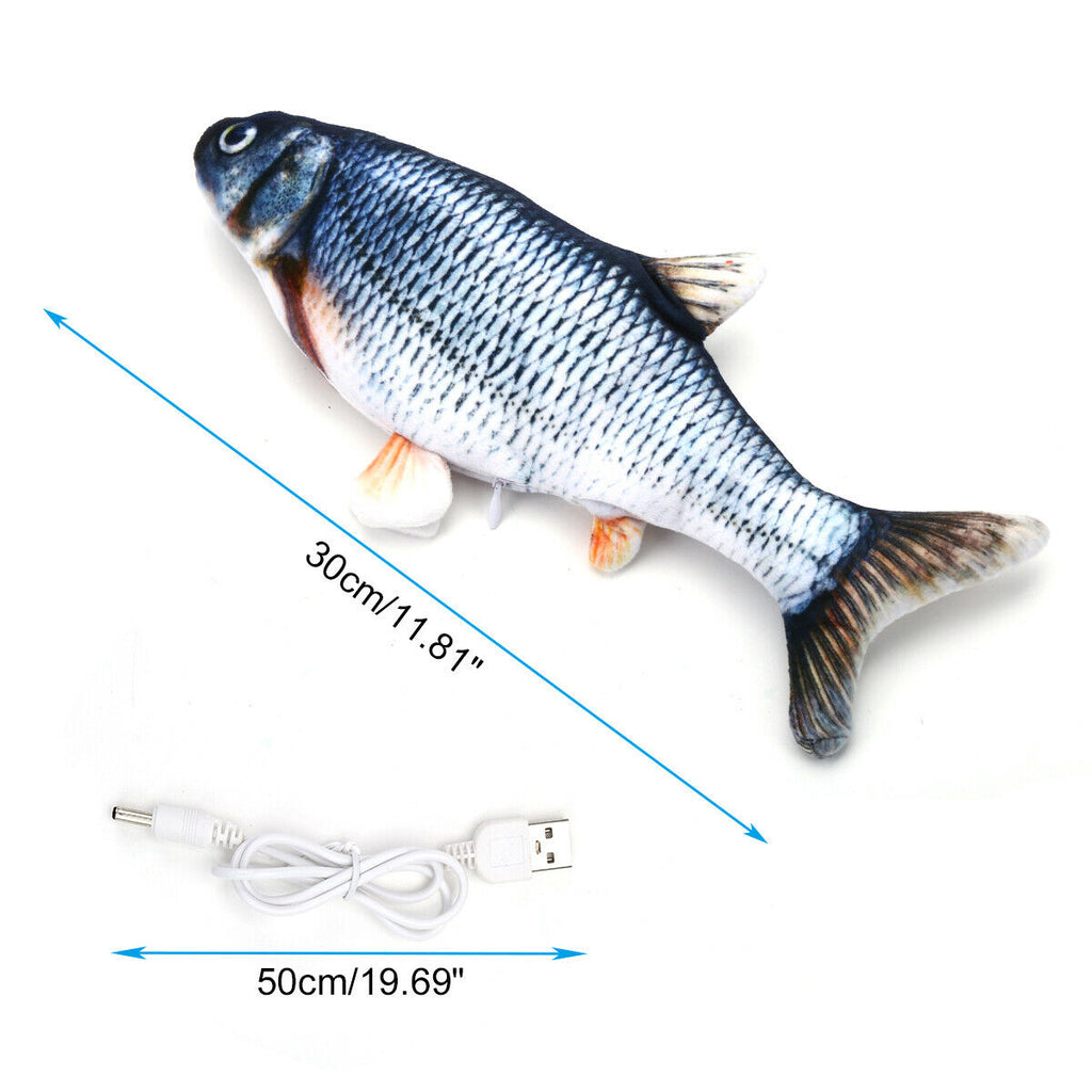 Pet Soft Electronic Fish Shape Cat