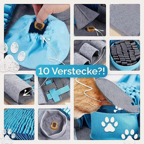 Pet Sniffing Pad To Find Food Tunnel Maze Sniffing Training Blanket Dog Products Pet Supplies