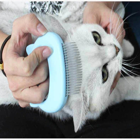 Shell Shaped Pet Cat Dog Massage Brush