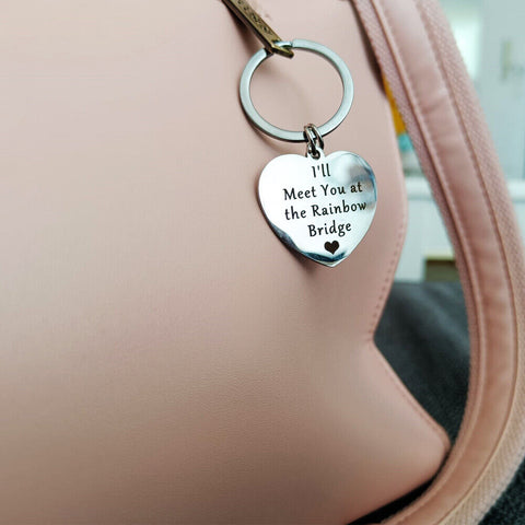 Loss Of Pet Memorial Keychain