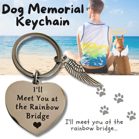 Loss Of Pet Memorial Keychain