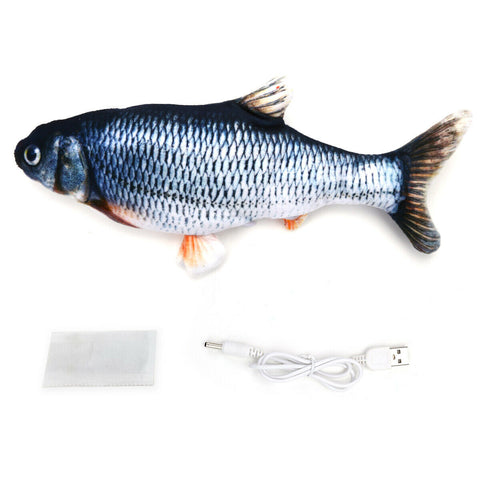 Pet Soft Electronic Fish Shape Cat