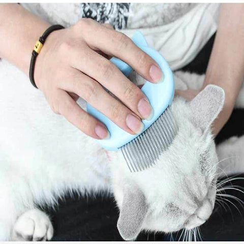 Shell Shaped Pet Cat Dog Massage Brush